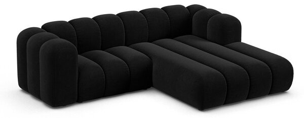Divano angolare antracite ad angolo destro Lupine - Micadoni Home