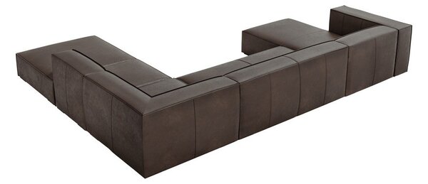 Divano angolare in pelle marrone (angolo destro) Madame - Windsor & Co Sofas