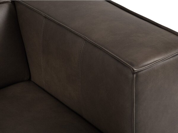 Divano angolare in pelle marrone (angolo destro) Madame - Windsor & Co Sofas