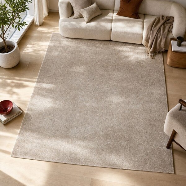 Tappeto beige-grigio 60x120 cm Montana Liso - Universal