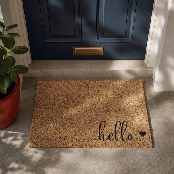 Zerbino in cocco 40x60 cm Hello Scribble - Artsy Doormats