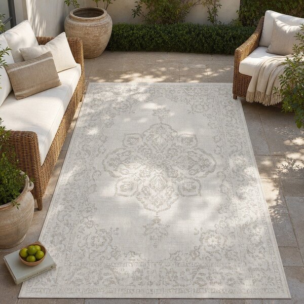 Tappeto da esterno beige , 120 x 170 cm Tilos - NORTHRUGS