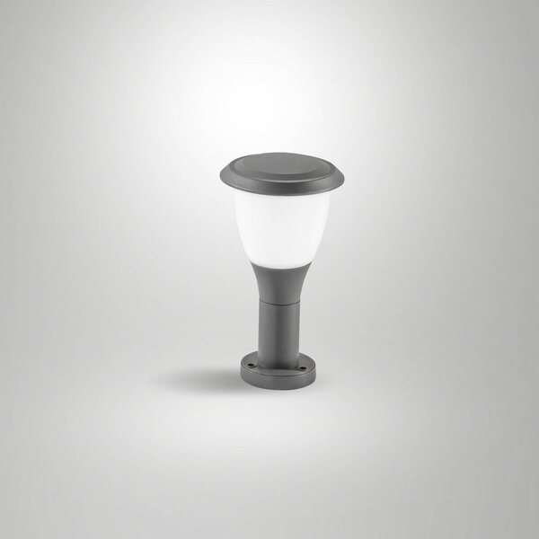 Fabas Luce Lampione da giardino Thiago, dimmerabile, Nero, Alluminio, Moderno, Lampada da esterni
