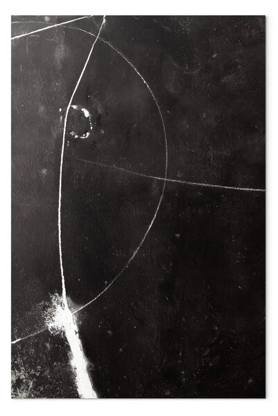 Sfondo scuro - delicato disegno bianco con linee sottili
