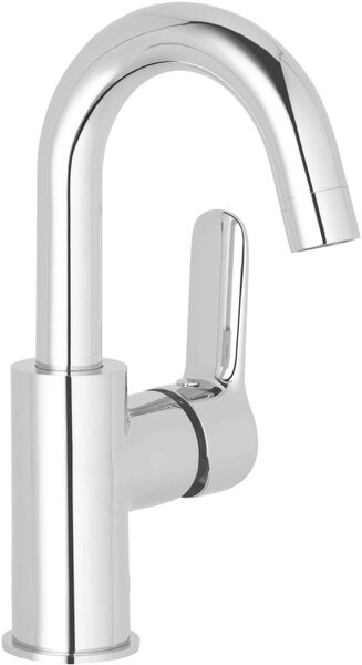 Rubinetto per lavabo con beccuccio alto e doccetta estraibile