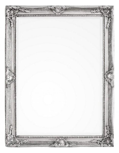 Specchio Miro con Cuscini Argento 90x120 in Legno