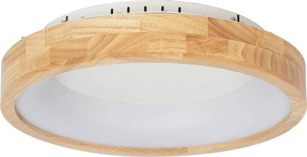 Lucande Plafoniera LED Samvel, Ø 40 cm, legno