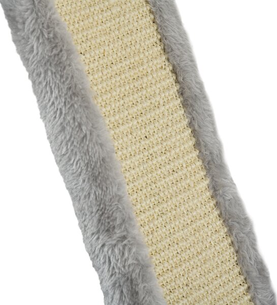 PawHut Mensole per Gatti 3 Pezzi con Amaca e Rampa, Tiragraffi Piattaforma a Forma di Nuvola, 30x30x96 cm, Grigio | Aosom Italy