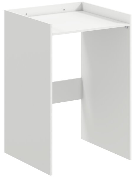 HOMCOM Mobile per lavatrice con ripiano aperto, Armadio a nicchia da bagno per piccoli spazi, 64x60x97,5 cm, Bianco | Aosom Italy