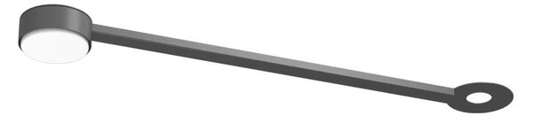 Lampada da soffitto DROP LINE nera 1xGX53x9W in metallo, dimensioni: 3x60x8 cm, IP20, Brosline