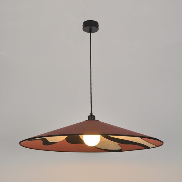 Lampada a sospensione MARKET SET, Sonia Laudet, dimmerabile, Rosa / Rosé, Soggiorno, Tessuto / Tessile, Design