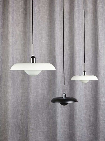 Lampada a sospensione Piet Hein, Nero, Sala da pranzo, Metallo