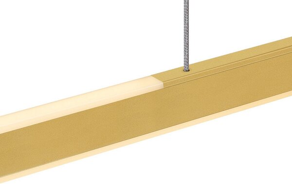 Lampada a sospensione SLV, One Linear, dimmerabile, Dorato / Ottone, Cucina, Metallo, Moderno