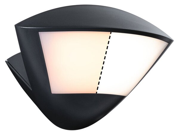 Lampade da esterno Paulmann, Skyla, dimmerabile, Nero, Alluminio, Moderno