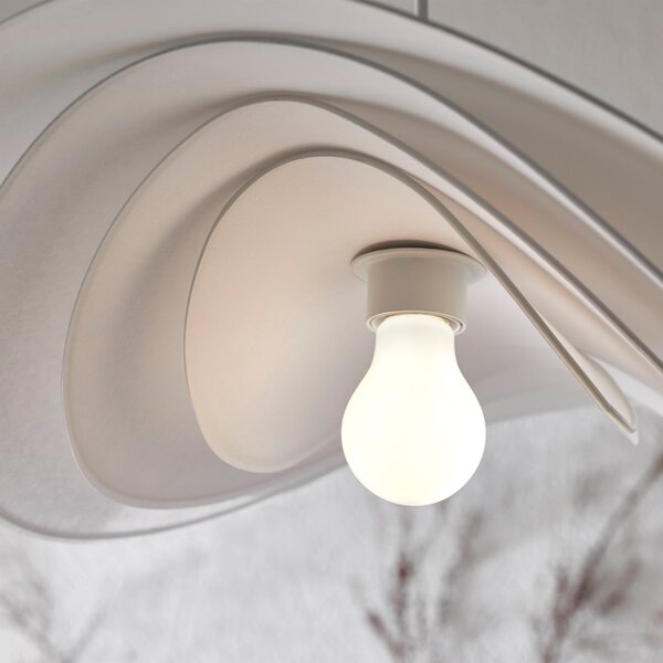 Lampada a sospensione MARKET SET, Selenitis, dimmerabile, Bianco, Camera da letto, Carta / Cartone, Design