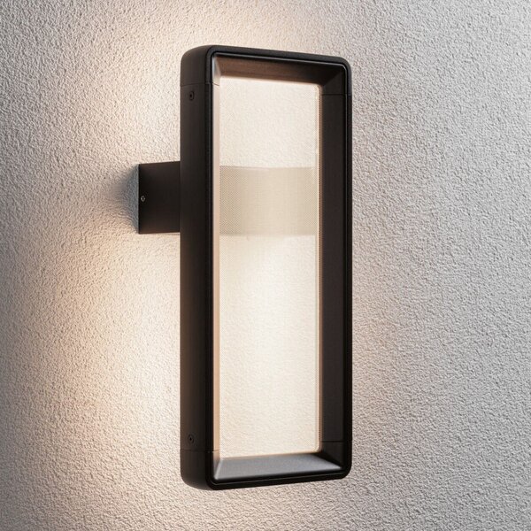 Lampade da esterno Paulmann, Reana, Nero, Metallo, Moderno