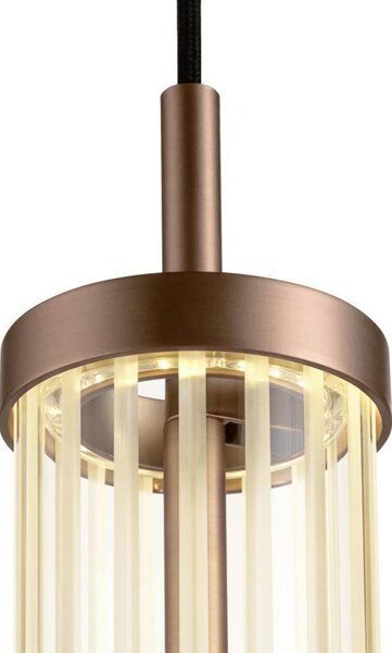 Lampada a sospensione SLV, Quimera, dimmerabile, Rame, Soggiorno, Alluminio