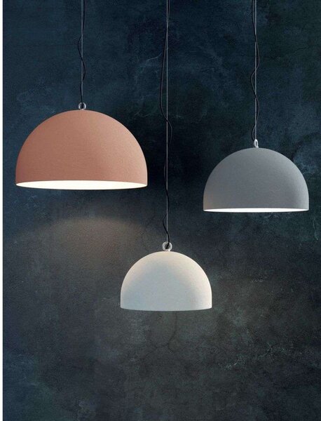 Lampada a sospensione Diesel Living with Lodes, dimmerabile, Rosa / Rosé, Sala da pranzo, Cemento