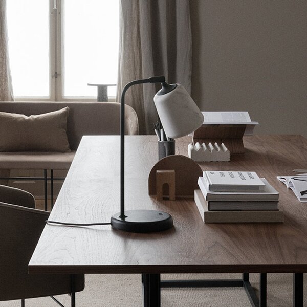 Lampade da tavolo New Works, Material The Originals, dimmerabile, Nero, Soggiorno, Metallo, Design
