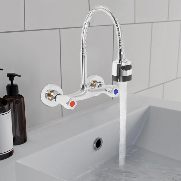 Rubinetto da cucina – girevole a 360° con 2 funzioni di erogazione