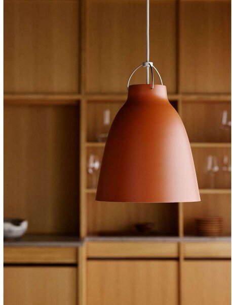 Lampada a sospensione FRITZ HANSEN, Rosso, Soggiorno, Metallo