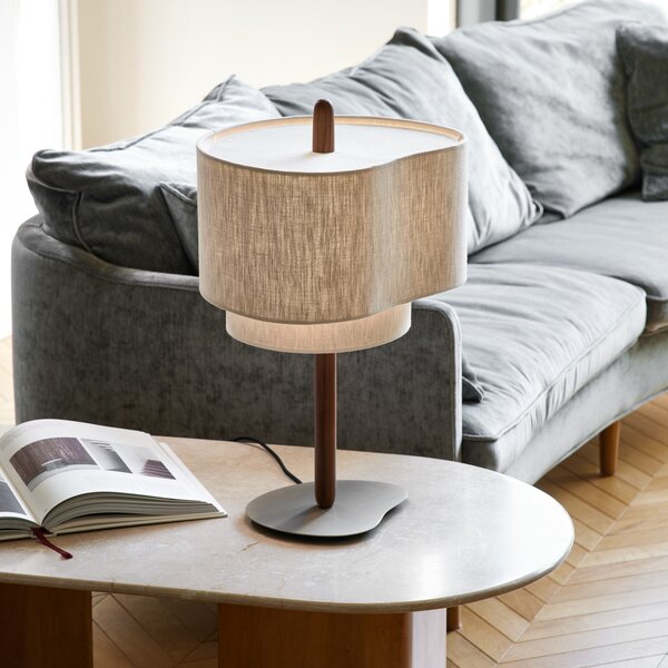 Lampade da tavolo MARKET SET, Pebble, Beige, Soggiorno, Tessuto / Tessile, Design