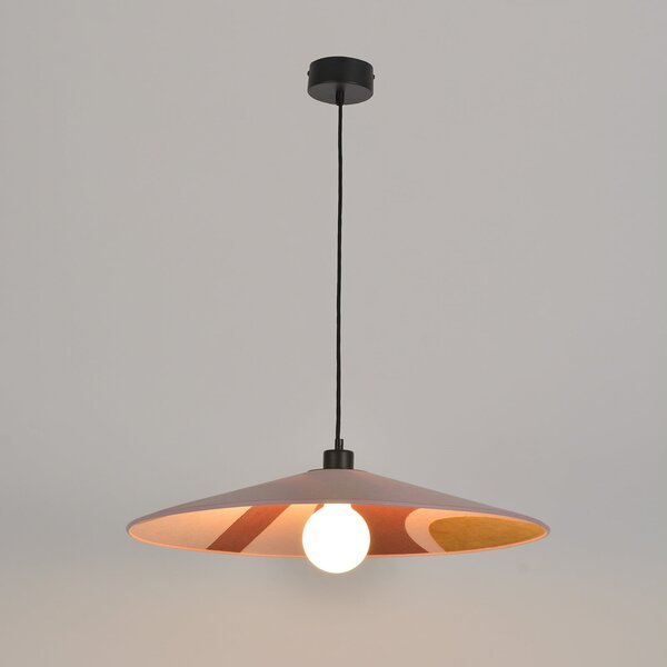 Lampada a sospensione MARKET SET, Sonia Laudet, dimmerabile, Rosa / Rosé, Soggiorno, Tessuto / Tessile, Design
