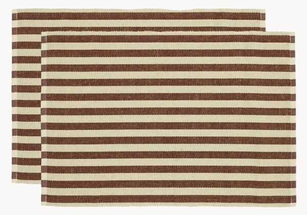 Set di 2 tovagliette americane Statement Stripe