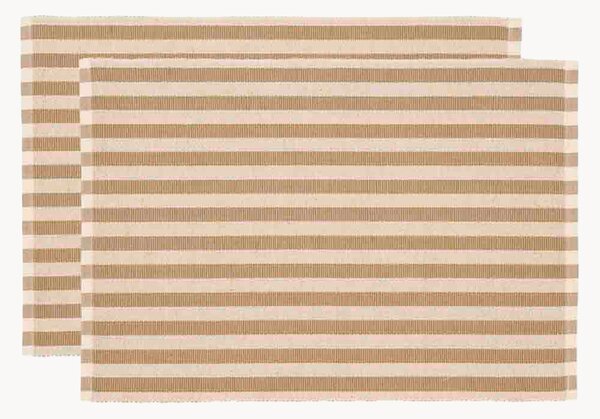Set di 2 tovagliette americane Statement Stripe