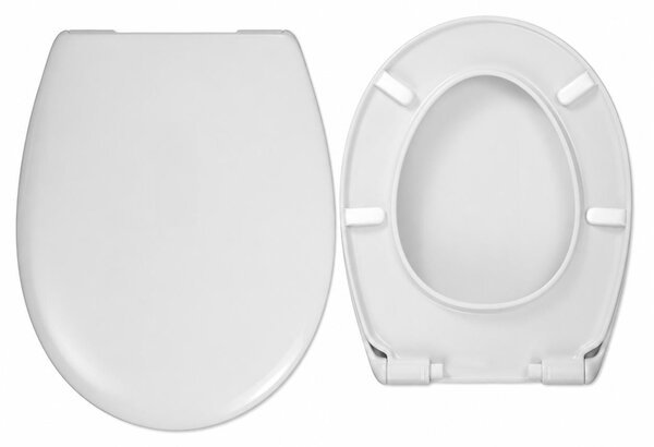 Sedile WC Ramm compatibile con Geberit Allia Paris Slim, chiusura ammortizzata, Duroplast