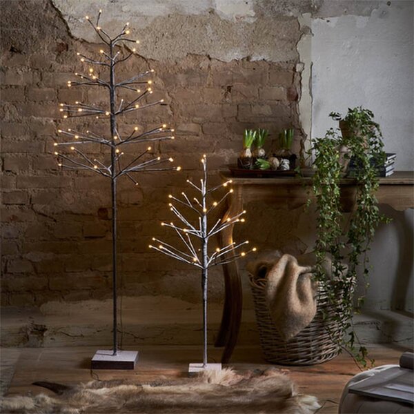 STAR TRADING Albero decorativo a LED Snowfrost Tree IP20 Altezza 90cm