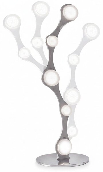 Lampada da tavolo LED smart con giunti – illuminazione indiretta a parete – alluminio – 65 cm – Sompex