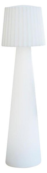 LADY H110cm lampada da terra a LED senza fili con paralume ondulato multicolore dimmerabile e telecomando