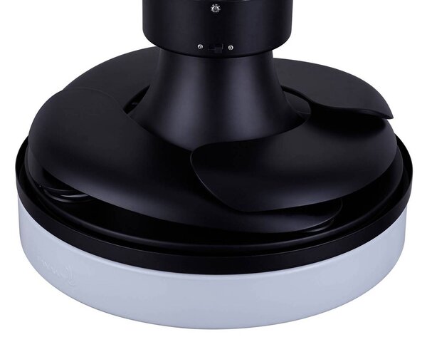 Beacon Lighting Ventilatore da soffitto Beacon LED Fanaway Orbit nero 91 cm silenzioso