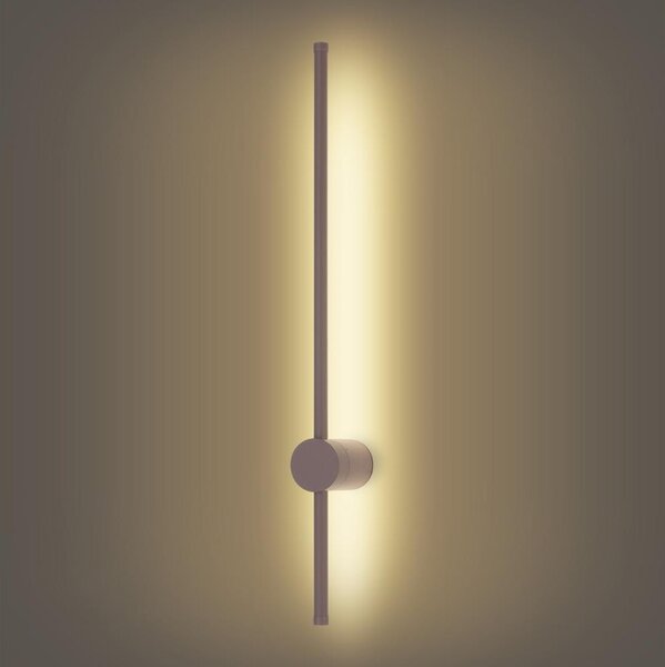 Brilagi - Applique da esterno AURA LED/12W/230V 3000K IP54 65 cm marrone CRI 90