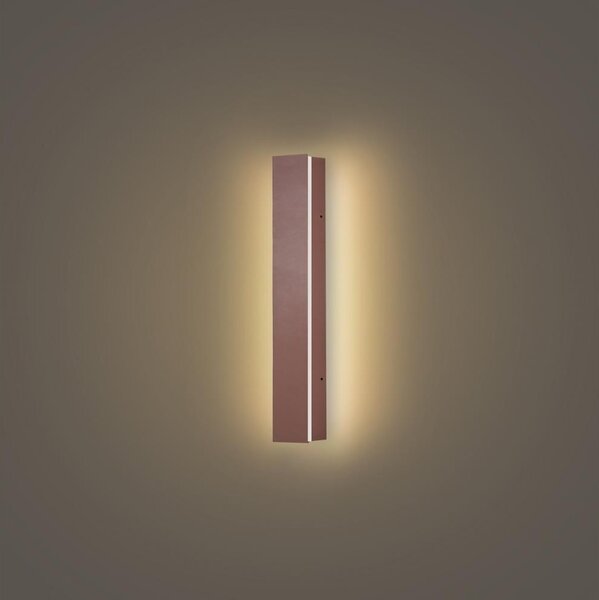 Brilagi - Lampada da parete esterna LINEAR LED/8W/230V 3000K IP65 30 cm marrone CRI 90