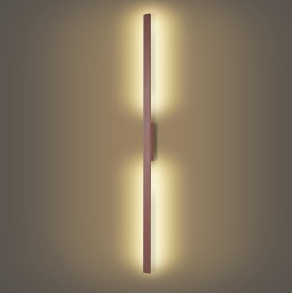 Brilagi - Applique LED da esterno LUNA LED/30W/230V 3000K IP65 150 cm marrone CRI 90
