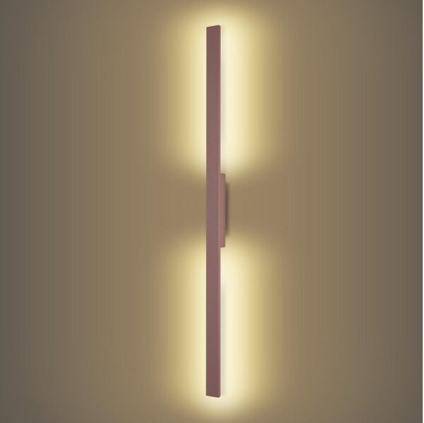 Brilagi - Applique LED da esterno LUNA LED/24W/230V 3000K IP65 100 cm marrone CRI 90