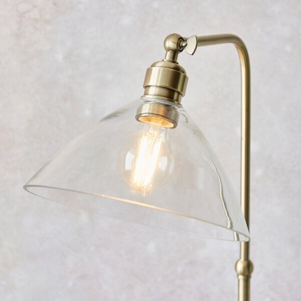 Endon 107609 - Lampada da terra 1xE27/10W/230V ottone