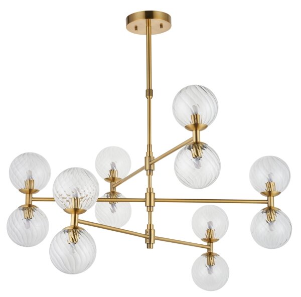 Endon 114041 - Lampadario a stelo 12xG9/3,2W/230V oro