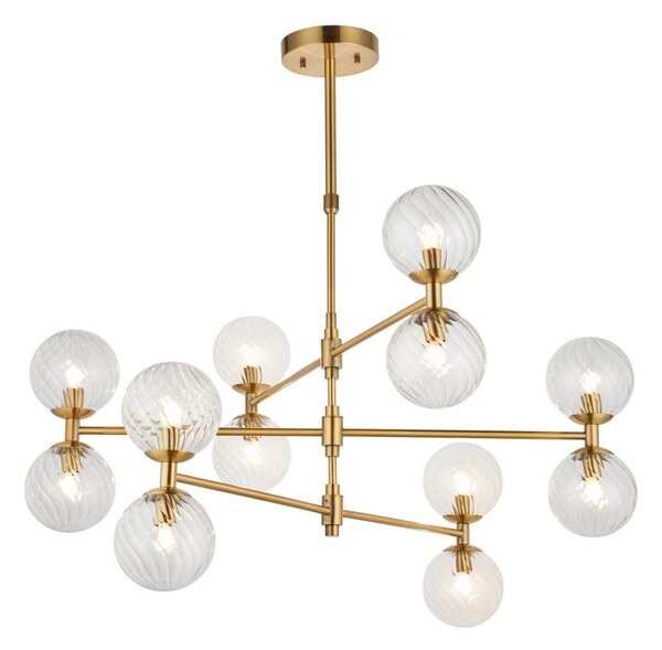 Endon 114041 - Lampadario a stelo 12xG9/3,2W/230V oro