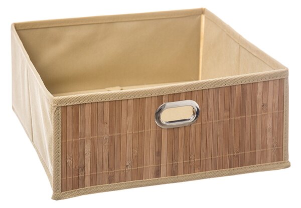 Scatole Portaoggetti 5five 31 x 31 x 13.5 cm Bambù Bagni Naturale (31 x 31  x 31 cm)