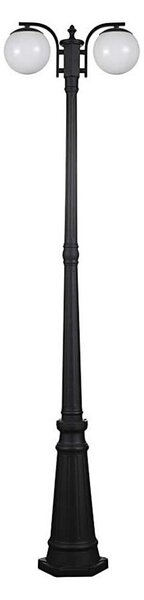 Lampada da esterno 2xE27/60W/230V IP44 199 cm nera