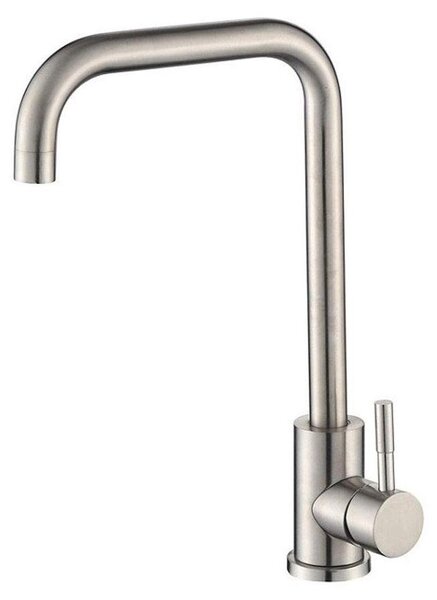 Rubinetto da cucina in acciaio inossidabile con acqua calda e fredda