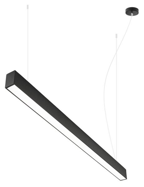 Lampadario moderno perenz grid 8464 n ct 8469 n led cct metallo nero - Perenz