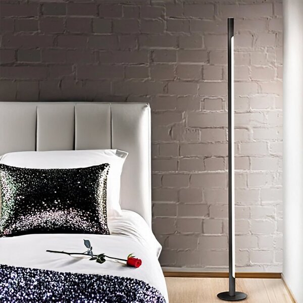 Piantana moderna led perenz stick 6760 n lc led nera touch dimmerabile - Perenz