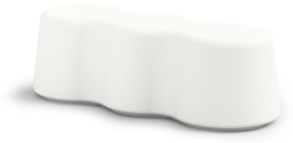 Panchina multicolori Bench 3 forma ondulata pensate per aggiungere vivacit� agli spazi dimensioni 150x55xh 45 cm Colore Perla