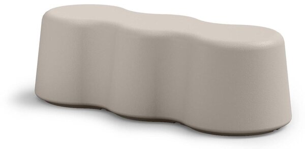 Panchina multicolori Bench 3 forma ondulata pensate per aggiungere vivacit� agli spazi dimensioni 150x55xh 45 cm Colore Ambra