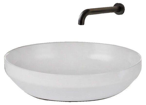 Lavabo, Vetroceramica di alta qualità, installazione autonoma, color beige
