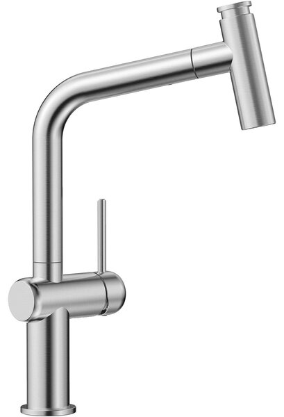 Rubinetto da cucina, alta pressione, girevole a 360°, cromato, attacco G3/8